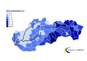 miera nezamestnanosti